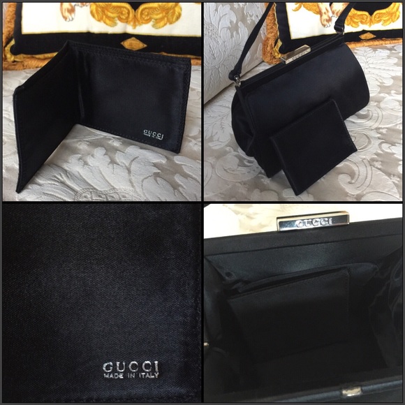 Gucci Satin Evening Bag & Fold Over Wallet Set - Picture 5 of 8